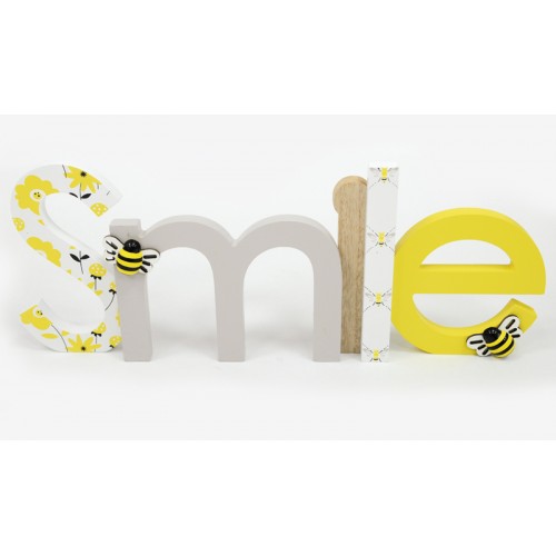 ΞΥΛΙΝΟ SMILE 36cm x 14cm BR-F87628-1 0621279 (1 τεμάχιο)