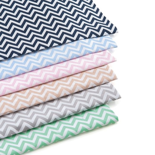 Βαμβακερό ύφασμα print chevron