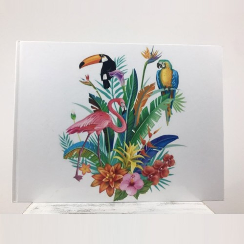 Bιβλίο ευχών tropical 20,5x27,5cm 