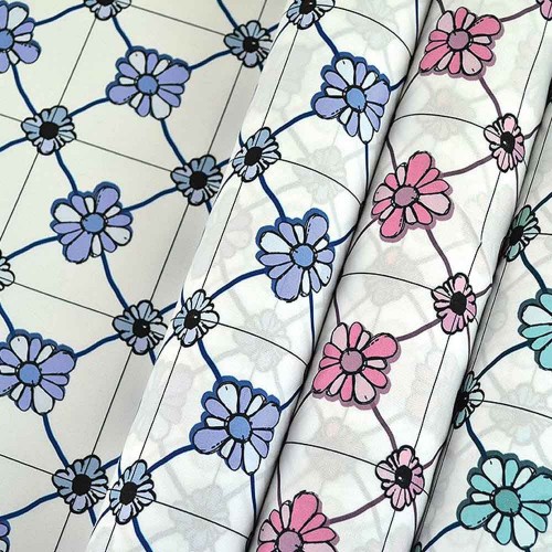 ΥΦΑΣΜΑ ΜΙΚΡΟΦΙΜΠΡΑ FLOWER TILES 5m