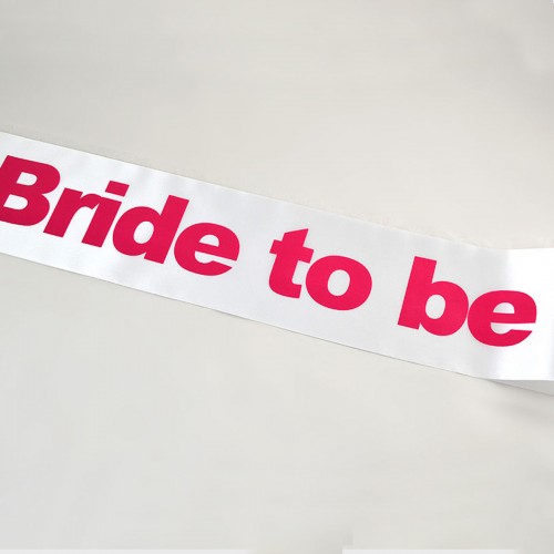 Κορδέλα σατέν bride to be 14cm (1,7M)