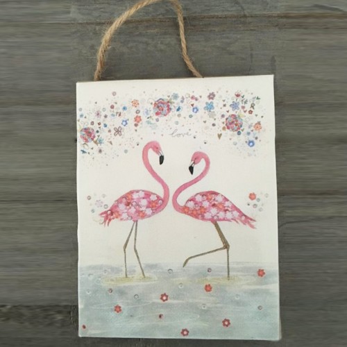 Καμβάς κάδρο flamingo